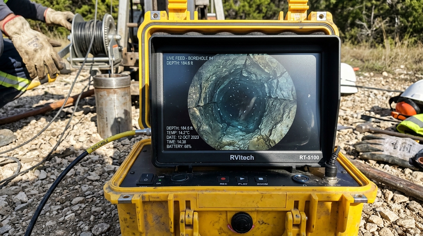 Downhole 4K Video Inspection of Edwards Limestone Fracture
