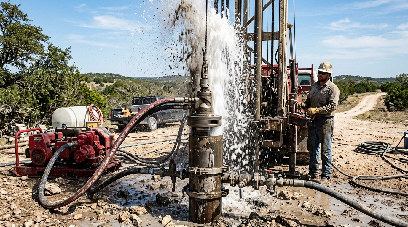 High-Pressure Screen Jetting & Air-Purge Cleanout